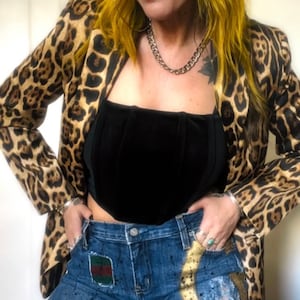 Guccy jean cut off shorts