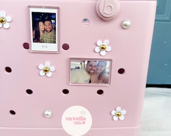 Custom Photo Bogg Bag Charm: Personalized Picture Frame Add-On