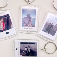 Mini Photo Album Key Chain With 5 or 10 Photos - Mini Photobook ...
