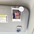 Valentine's Day Gift for Him, Photo Car Visor Clip, Custom Photo for Boyfriend, Personalized Photo for Car, Couples Gift, Gift for Dad product logo