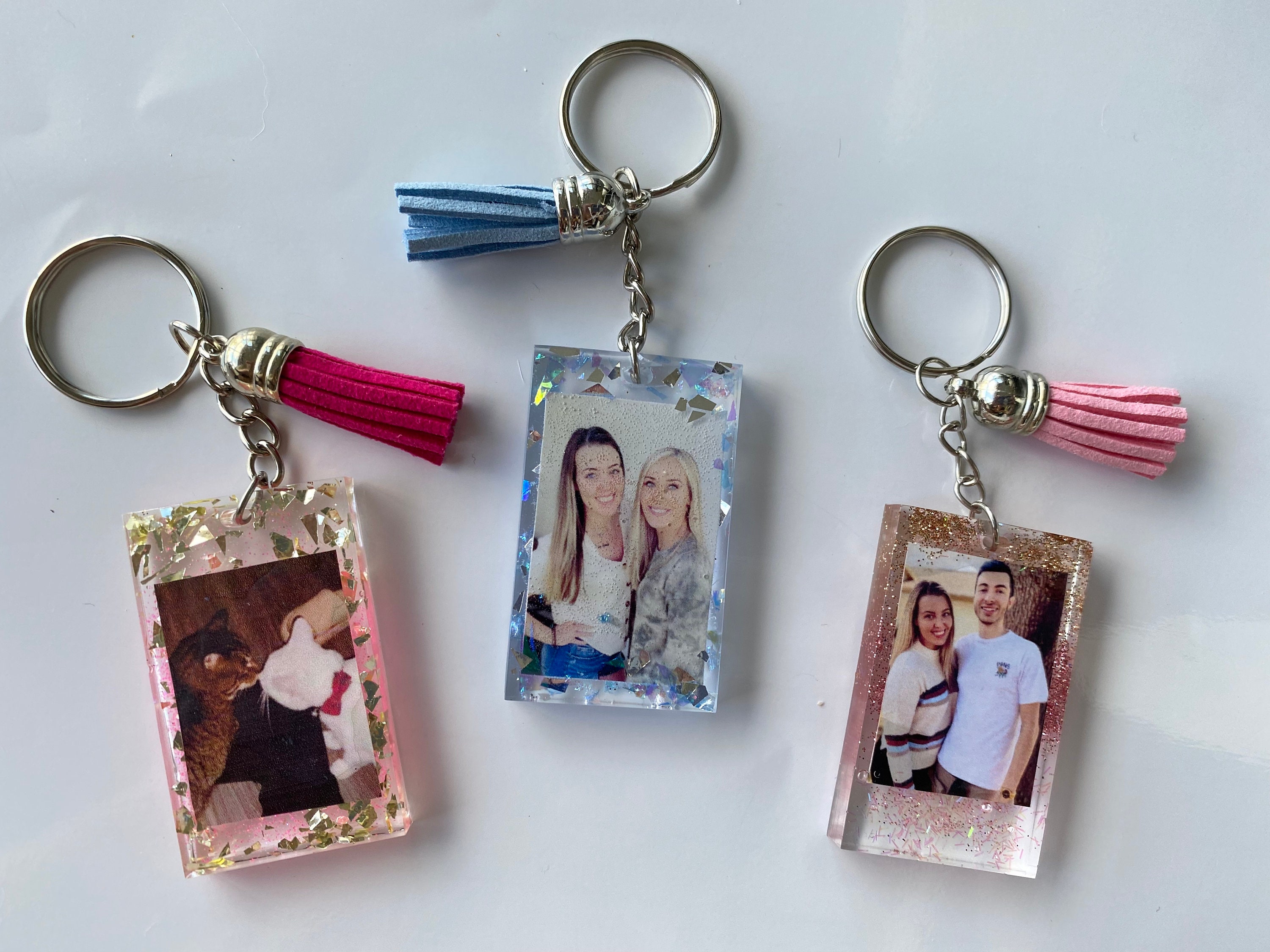 Llavero de foto personalizado resina, regalo del Día del Padre, llavero de  foto personalizado, hermana mascota bff mamá papá llavero de fotos, llavero  de imagen personalizado -  México