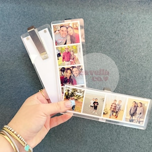 Photo Booth Strip Car Visor Clip, Photo Strip Holder, Magnetic Photo Frame, Sun Visor Picture Holder, 2x6 inch, Valentines Day Gift Idea image 9