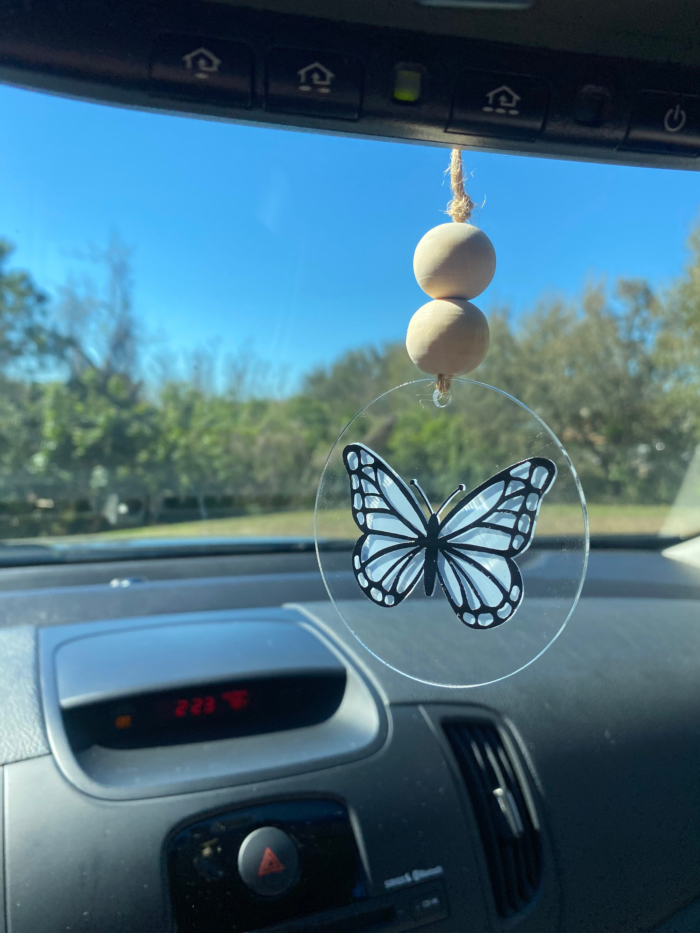 Butterfly car charm discount