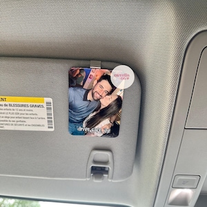 Custom Photo Car Visor Clip: Personalized Car Decor
