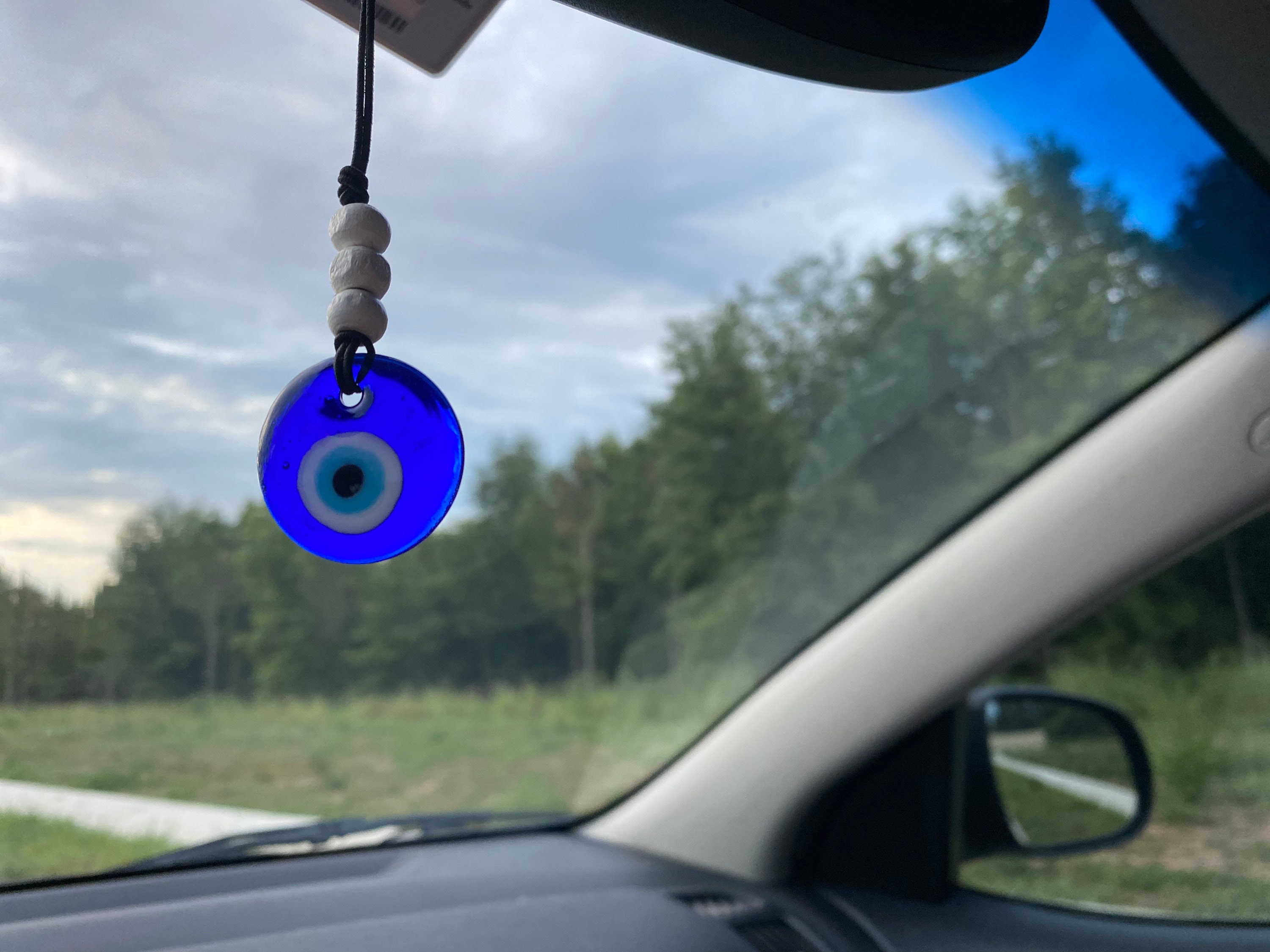 Evil Eye Autospiegel hängend, Pilz Rückspiegel hängend, AutoZubehör,  Neuwagen Geschenk, Geschenk für neues Auto, Weihnachtsgeschenk - .de