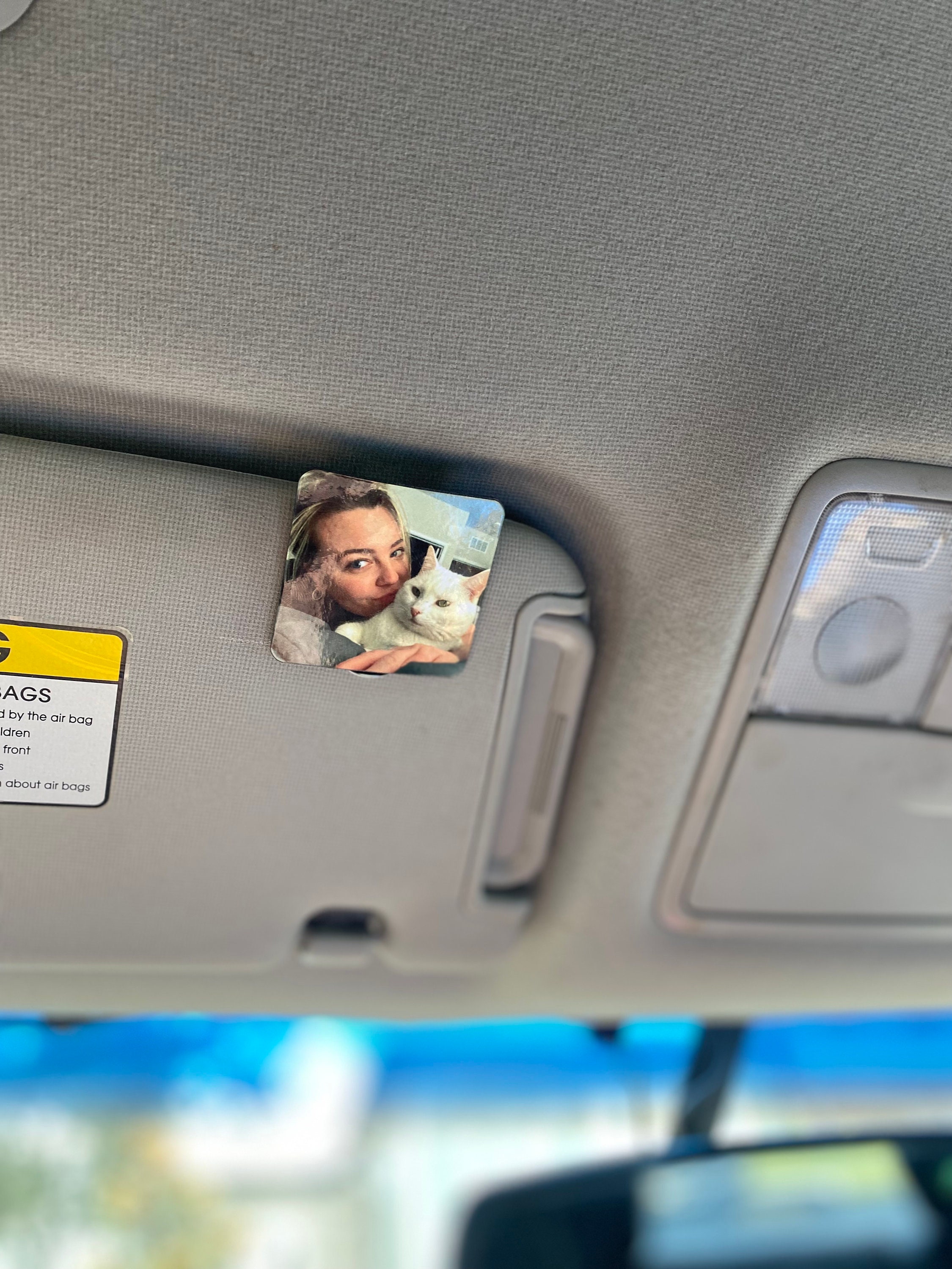 Personalized car sale visor clip