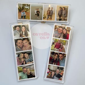 Photo Booth Strip Car Visor Clip, Photo Strip Holder, Magnetic Photo Frame, Sun Visor Picture Holder, 2x6 inch, Valentines Day Gift Idea image 4