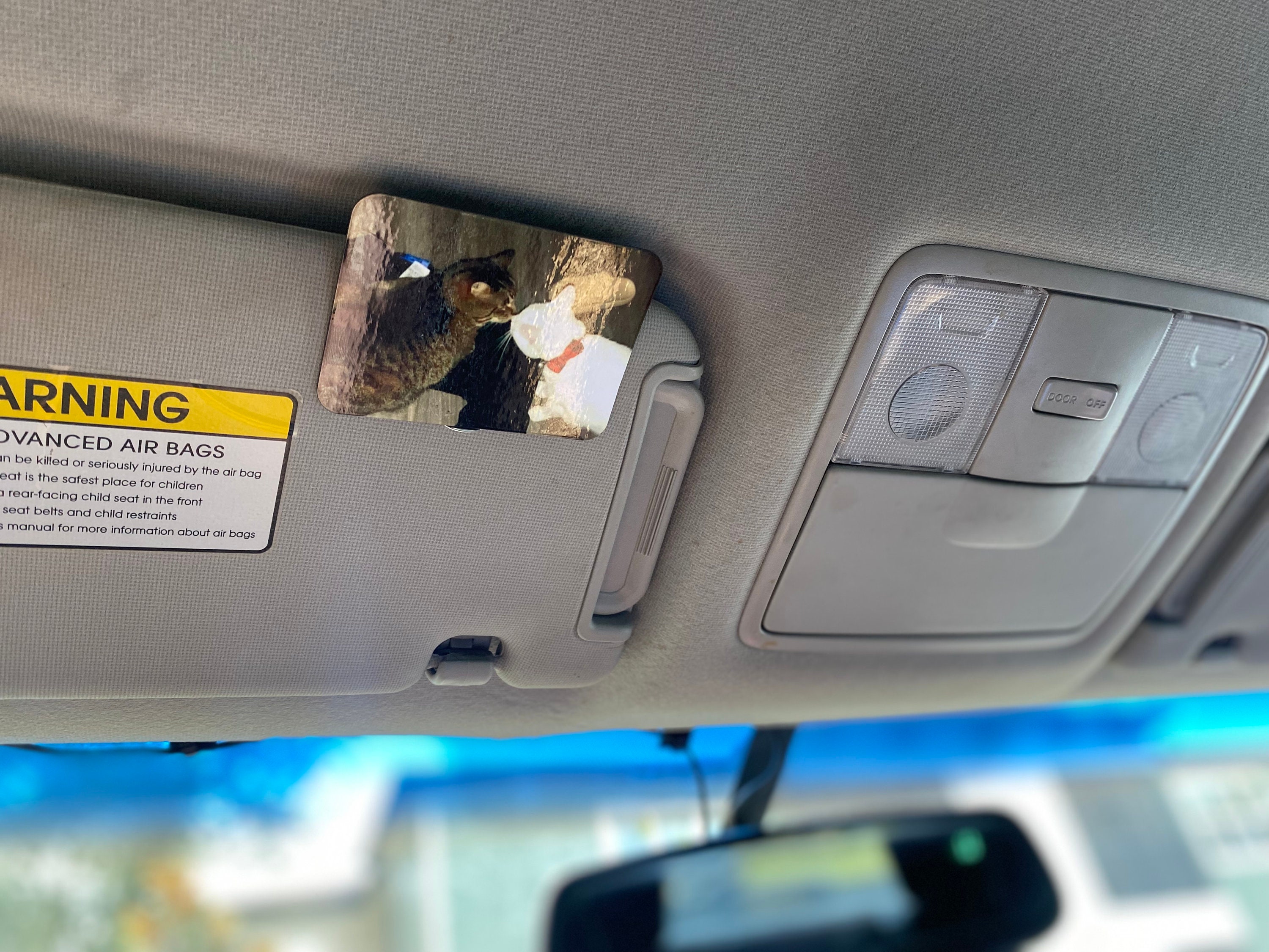 Personalized car cheap visor clip
