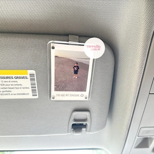 Custom Photo Car Visor Clip: Personalized Family Keepsake
