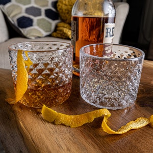 Set Skull Bourbon Glass-Set of 2 handmade image 2