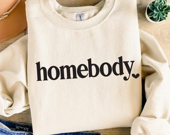 Homebody SVG, gemütliches PNG, introvertiertes Design, digitaler Download für Shirts, Sublimationskunst, DIY Basteldateien