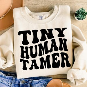 Tiny Human Tamer, Chaos Coordinator SVG, Teacher Life Cut Files, Funny Mom SVG, Instant Download for Cricut Projects