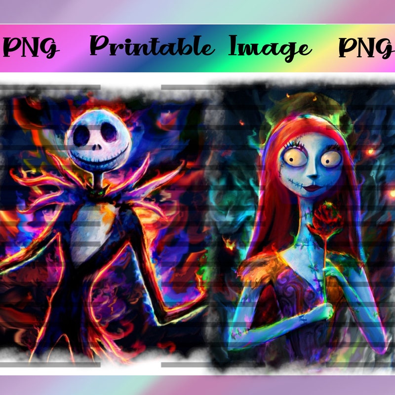 Jack and Sally Printable - Etsy