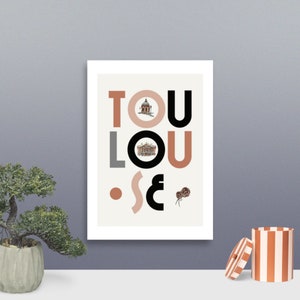 TOULOUSE Illustration Poster Wall Decoration