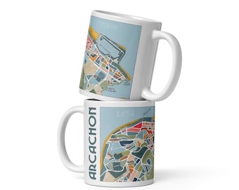 Mug Map of ARCACHON , France