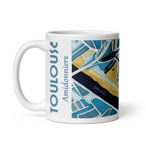 Mug Map of TOULOUSE, France