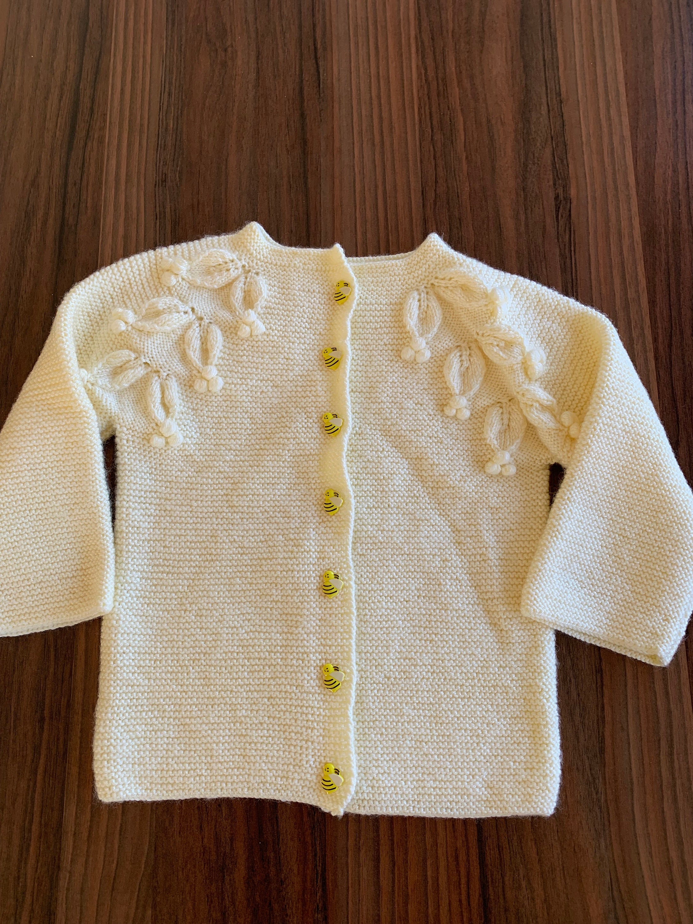 Baby Girl Cream Sweater