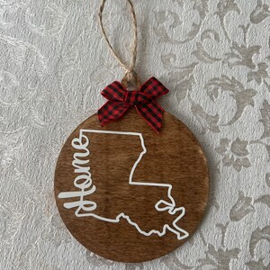 Louisiana Home Ornament