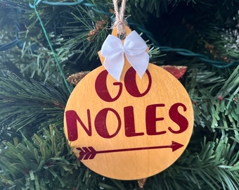 Florida State Seminoles Ornament Kerstboomdecoratie Cadeau voor FSU-fans