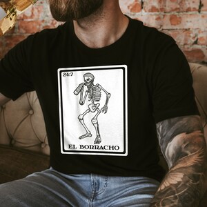 Loteria, Cerveza Shirt, Latino Shirt, Loteria Shirt, Spanish Shirts, Beer Lover, Mexican Shirt, Borracho Tee, Latino Tee, El Borracho