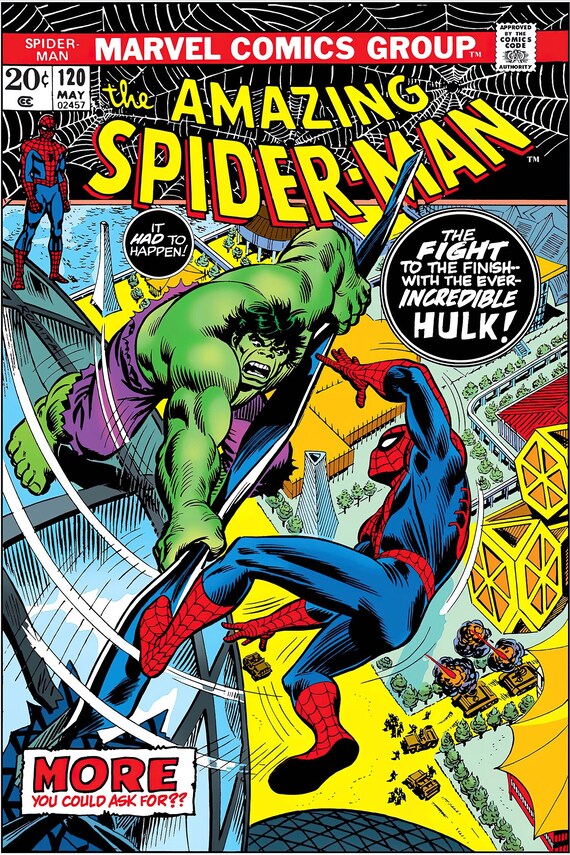 Spider-Man #17 Vintage Comic Cover 2" x 3" Fridge MAGNET spiderman 
