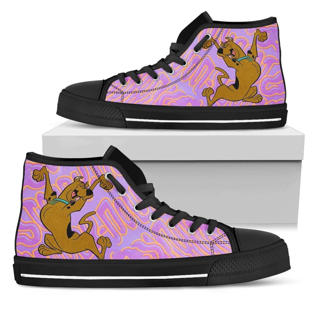 Scooby Doo Custom High Top Sneakers, Scooby Doo Movie Shoes