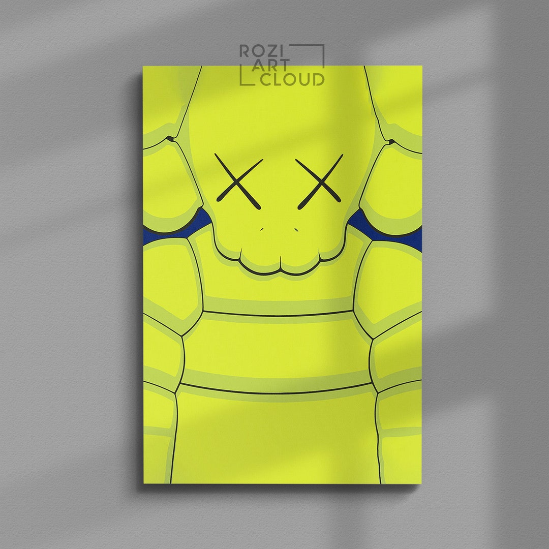 HYPEBEAST KAW KAWAII Wall Art Canvas Print Kaw Poster Room Etsy