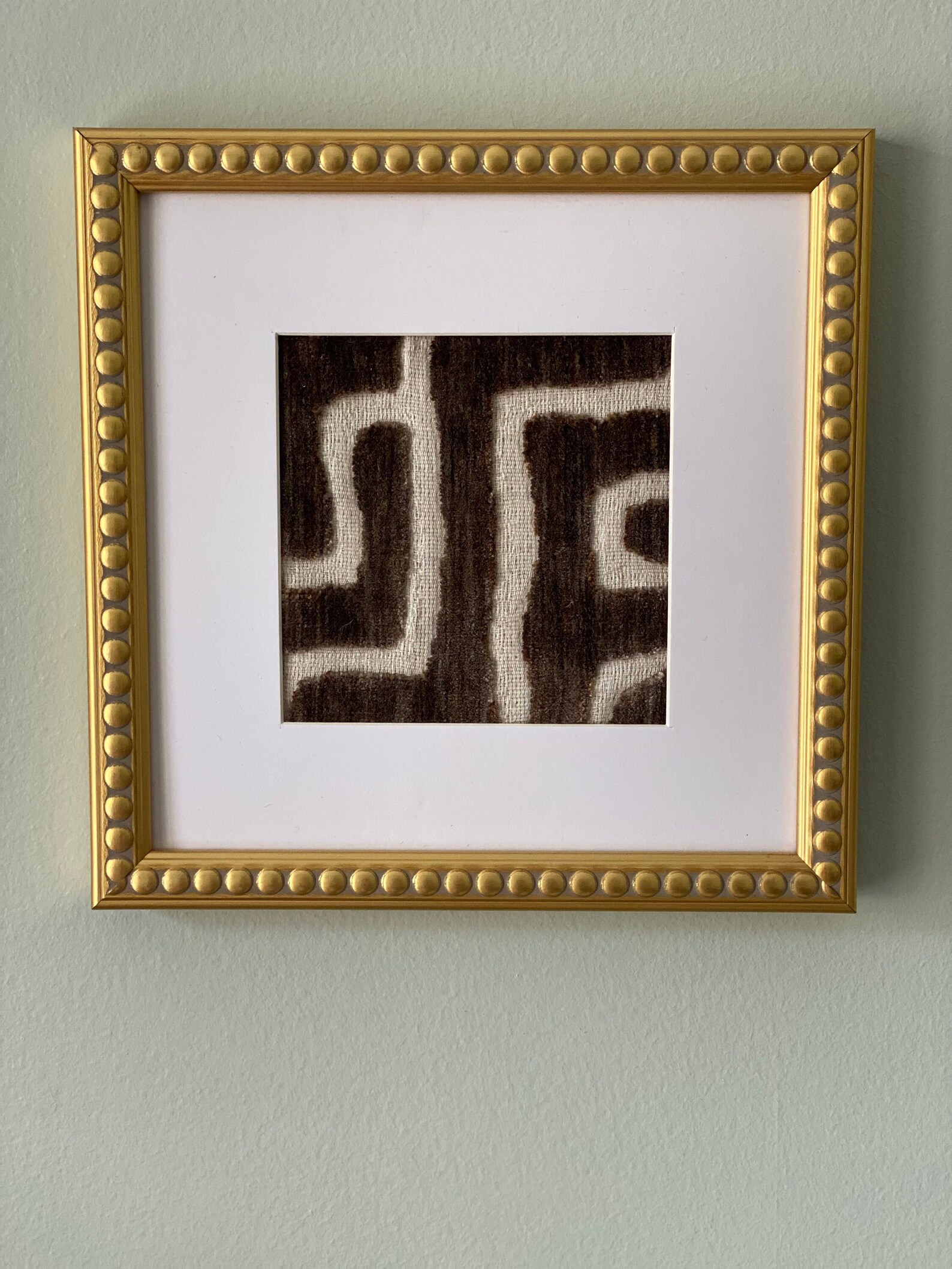 Velvet Wall Hanging Textile Wall Art Framed Wall Decor Etsy