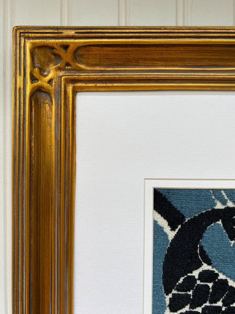 Velvet Peacock Fabric Wall Art, Blue Velvet Wall Art, Textile Wall