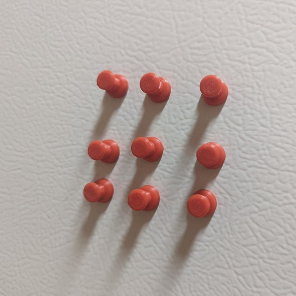 Unique Push Pin Shaped Fridge Magnets - Set of 10