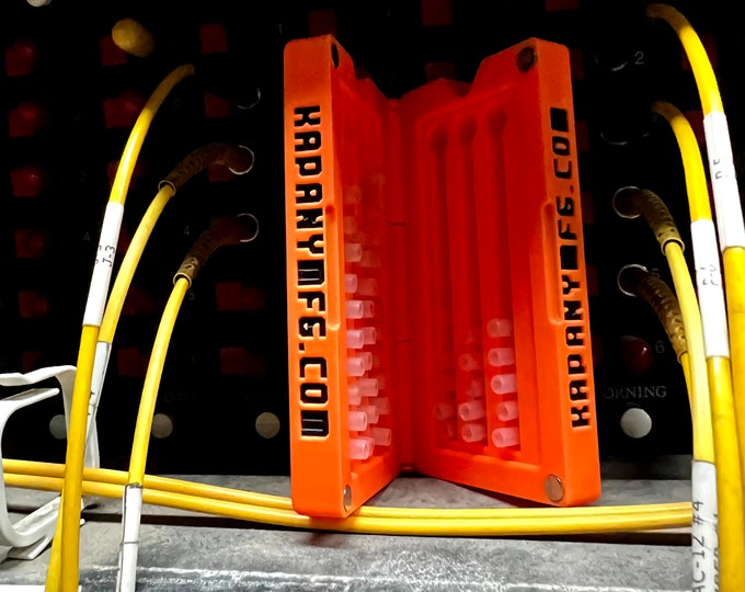 Fiber Caddy Rack Fiber Buddy-3d Printed Fiber Optic Dust Cap Holder: Organizer & Storage ...