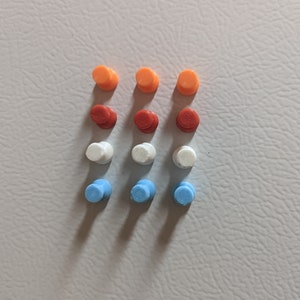 Unique Push Pin Shaped Fridge Magnets Set of 10 image 2