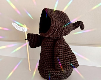Crochet Grim Reaper Doll: Spooky Halloween Amigurumi