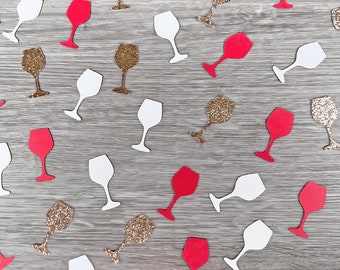 Wine Confetti, Vino Before Vows Bachelorette, Wine Party Decor, Napa Bachelorette Party, Wine Tasting Party, Cocktail Confetti, Wine Tasting