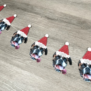 Custom Christmas Banner, Custom Face Banner, Santa Banner, Christmas Party Banner, Custom Christmas Garland, Personalized Photo Banner
