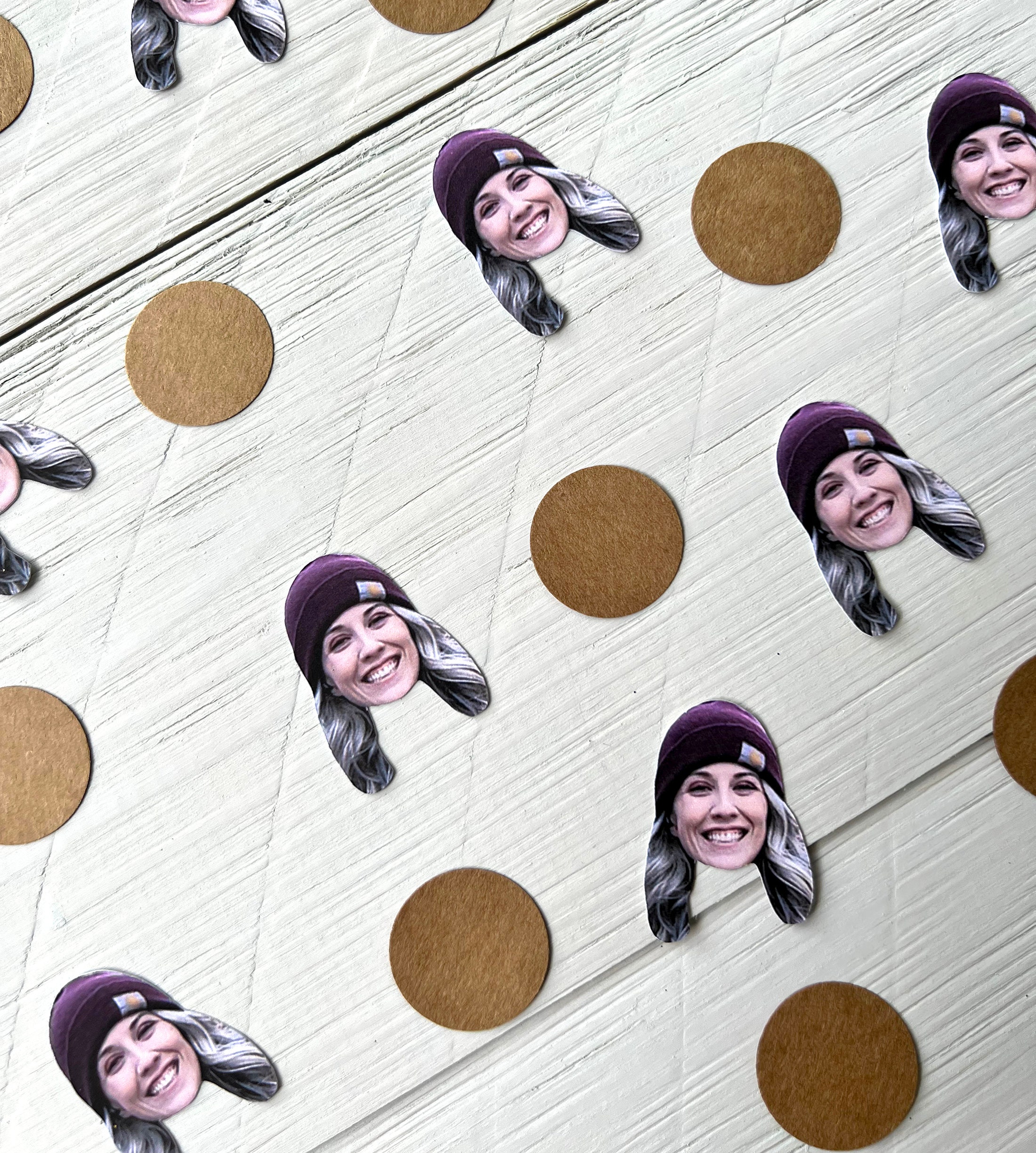 Custom Face Confetti Face Party Decor Face Confetti Etsy