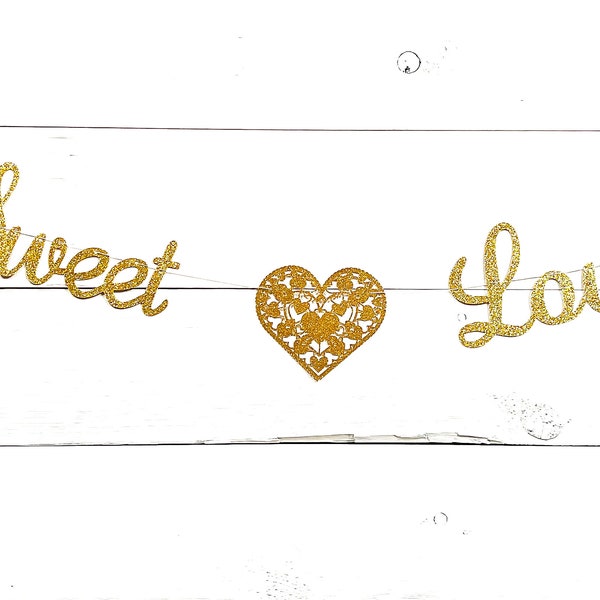 Love is Sweet Banner - Etsy