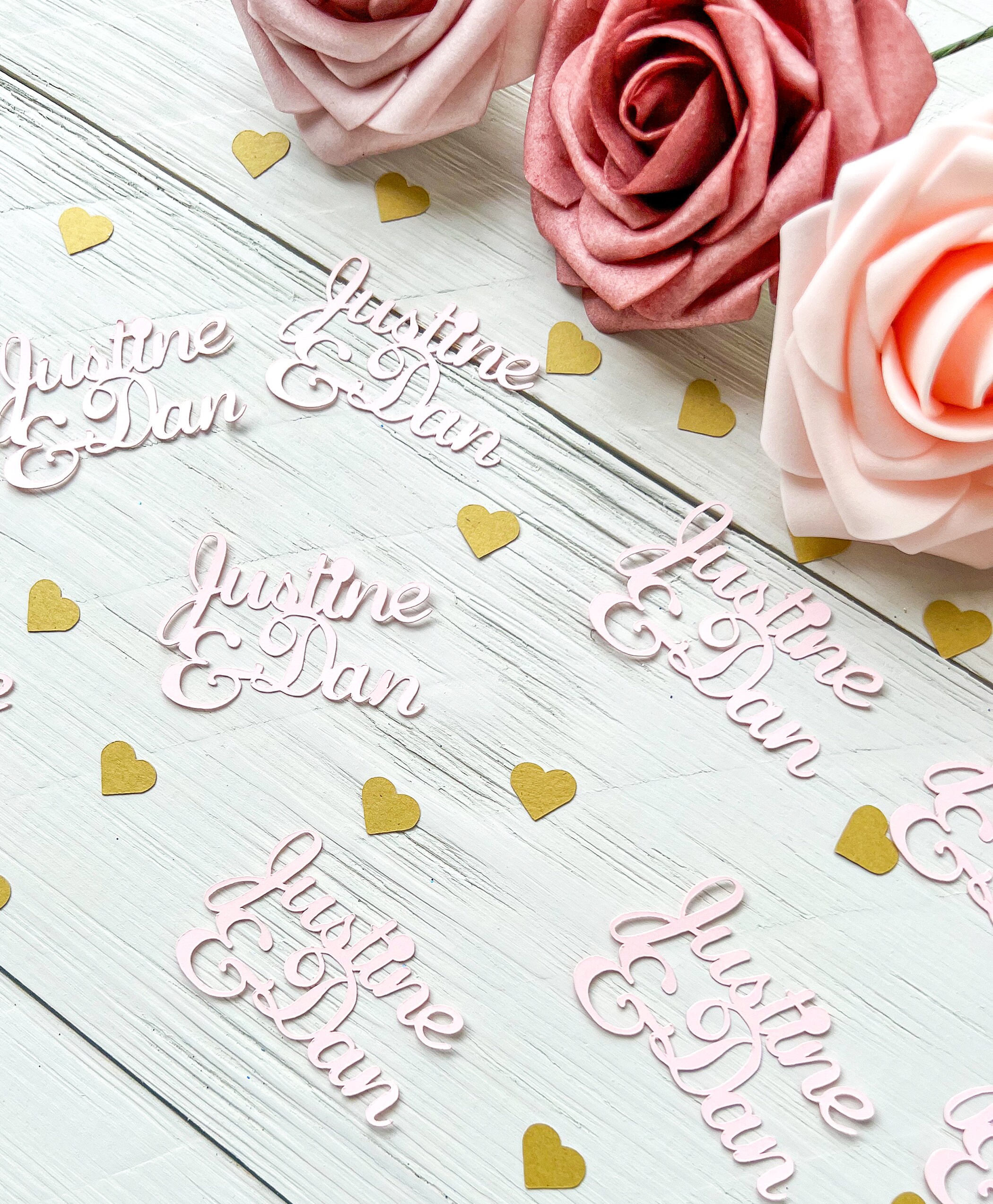 Custom Name Confetti Name Confetti Personalized Confetti Etsy