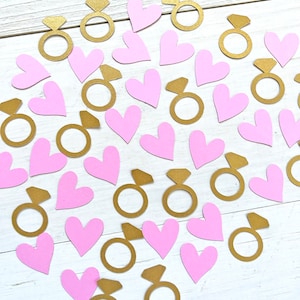 Diamond Ring Confetti, Engagement Party Decorations, Bridal Shower Confetti, Diamond Ring Table Scatter, Wedding Shower Confetti