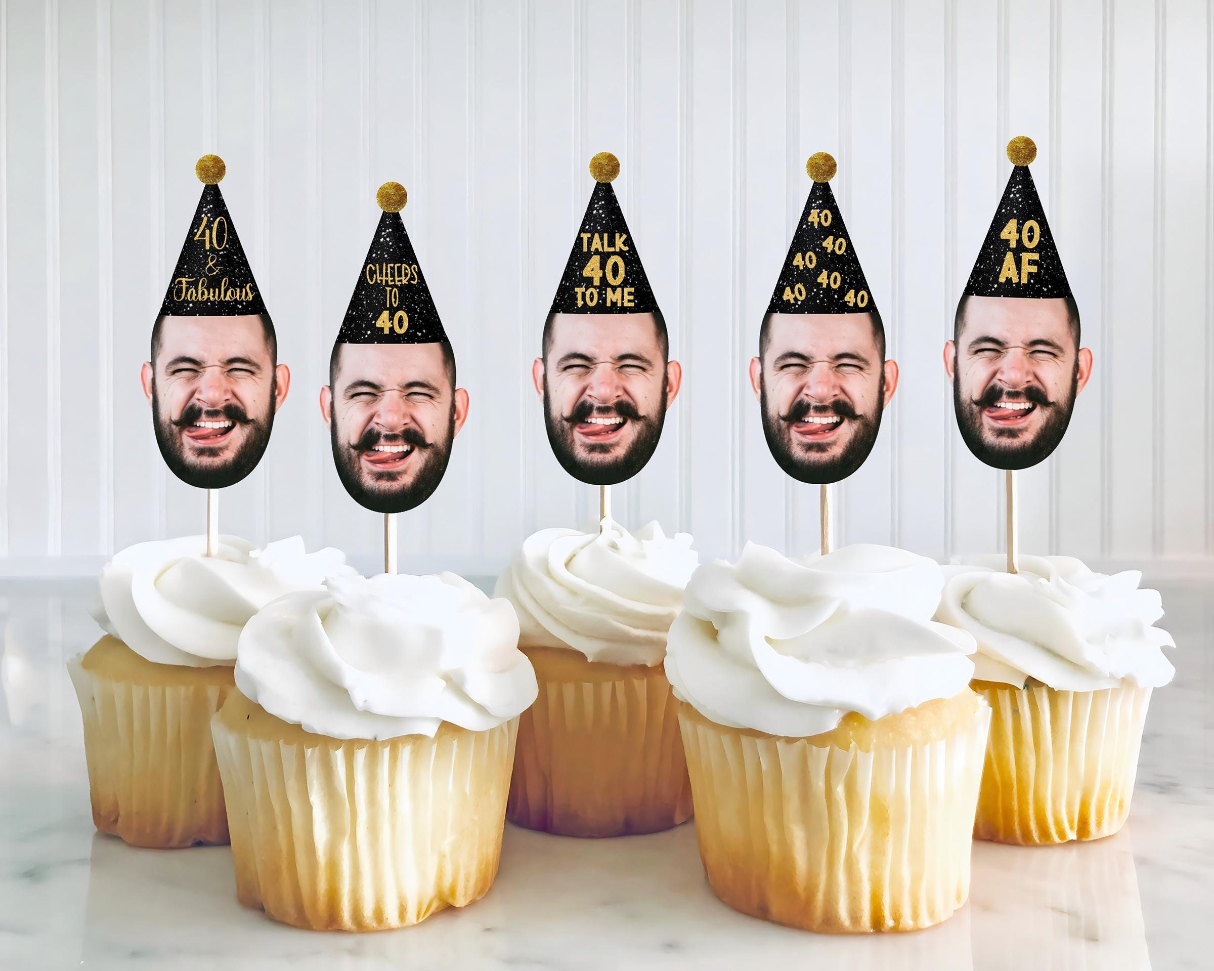 40th Birthday Cake Topper for Men