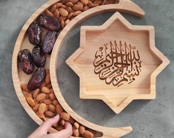 Eid and Ramadan Tray, Eid gift, Ramadan Decor, Eid Table Decor, Ramadan decor