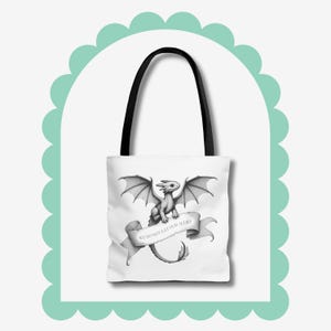 Iron Flame Tote Bag, Forth Wing Tote Bag, &#39;We Do Not Eat Our Allies&#39; Tote Bag