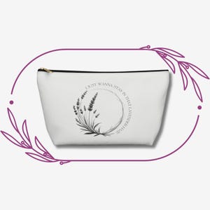 Lavender Haze Accessory Pouch w T-bottom