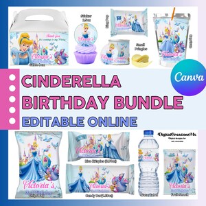 Lattina di patatine di Cenerentola, decorazione della festa di ...