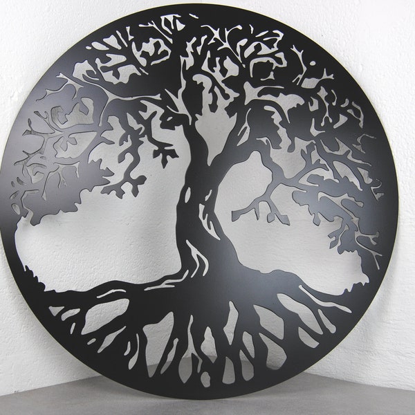 Tree of Life - Metal Sign - Wall Art -  Handmade - Plasma Cut - Mother Nature - Well Being - Spirituality - Home Decor - Customizable