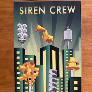 Tornado Siren Poster  - City