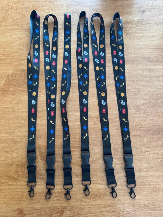 Tornado Siren Lanyard for a siren fans so they don’t lose keys, cards, phones, etc. 15” loop. Detachable. Swivel connector.