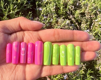 Press on nails Handmade