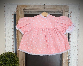 Vintage Baby Girl Dress, Old Farm Dress, Infant Dresses, Old Infant Dress, Vintage Baby Dress, Ruffled Baby Girl Dress, Lace Baby Dress