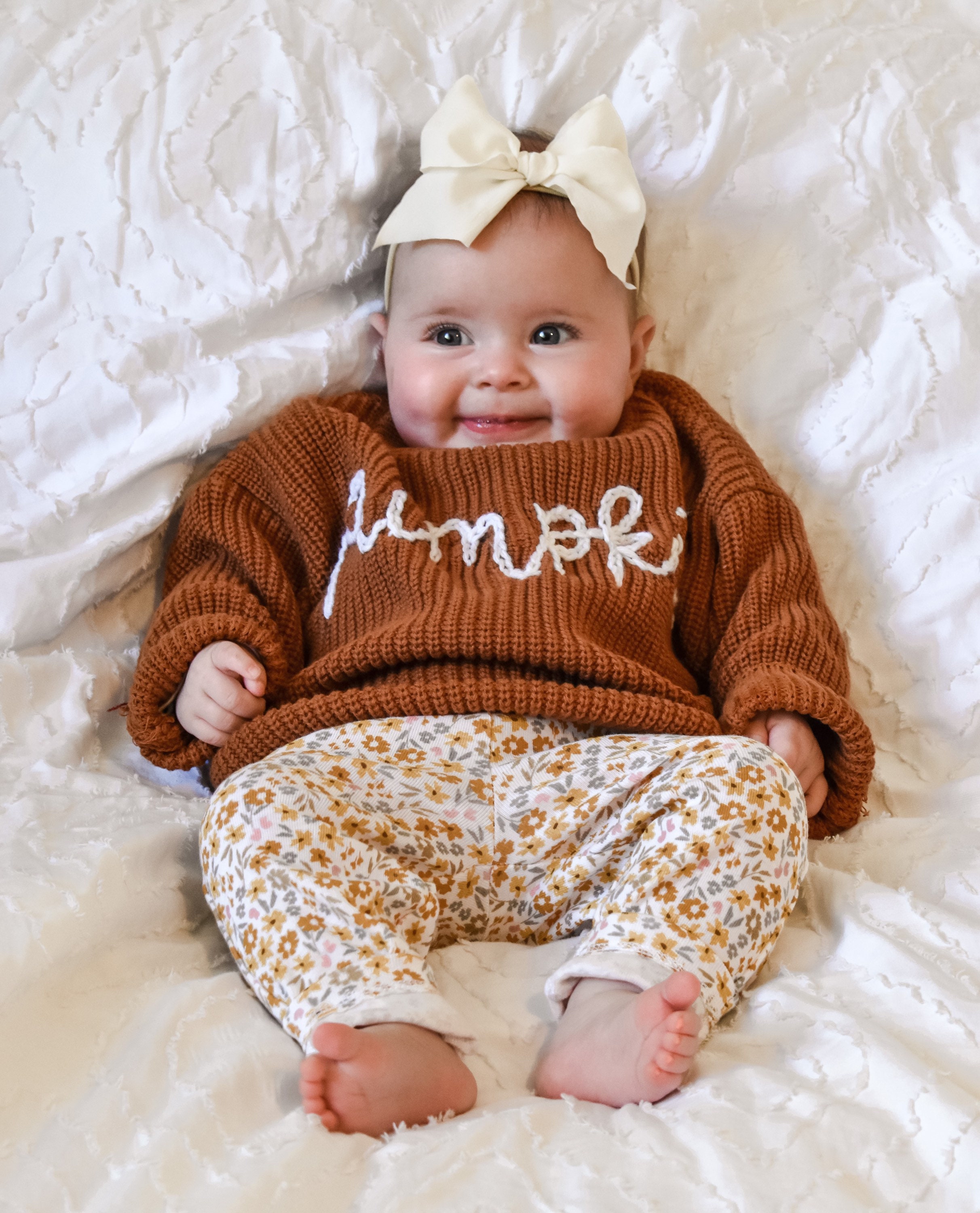 Pumpkin Baby Sweater Pumpkin Childs Sweater Fall Baby - Etsy